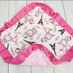 Eiffel tower paris poodle lovey 13 x 13 inch